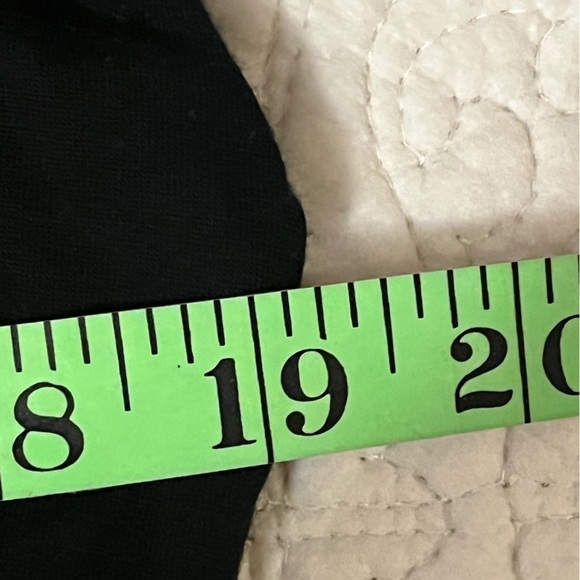 Felicity & Coco Black Jersey Knit Vienna Blouson Maxi,side slits, open back, L - Picture 9 of 11